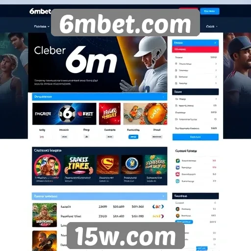 Avaliação da interface do usuário do 6mbet.com